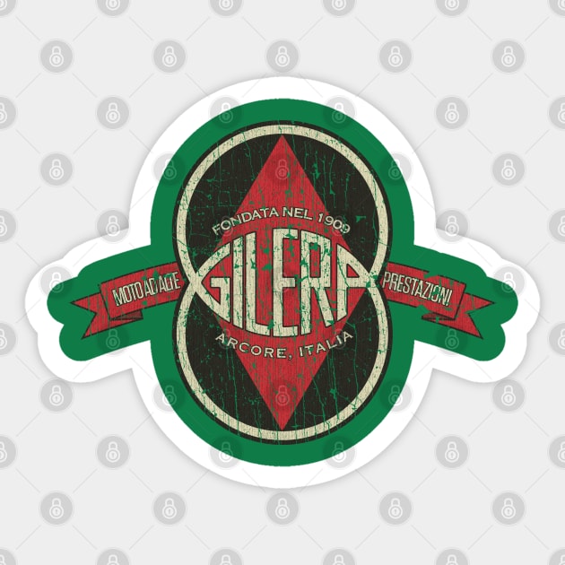 Gilera Motorcycles 1909 Sticker by JCD666